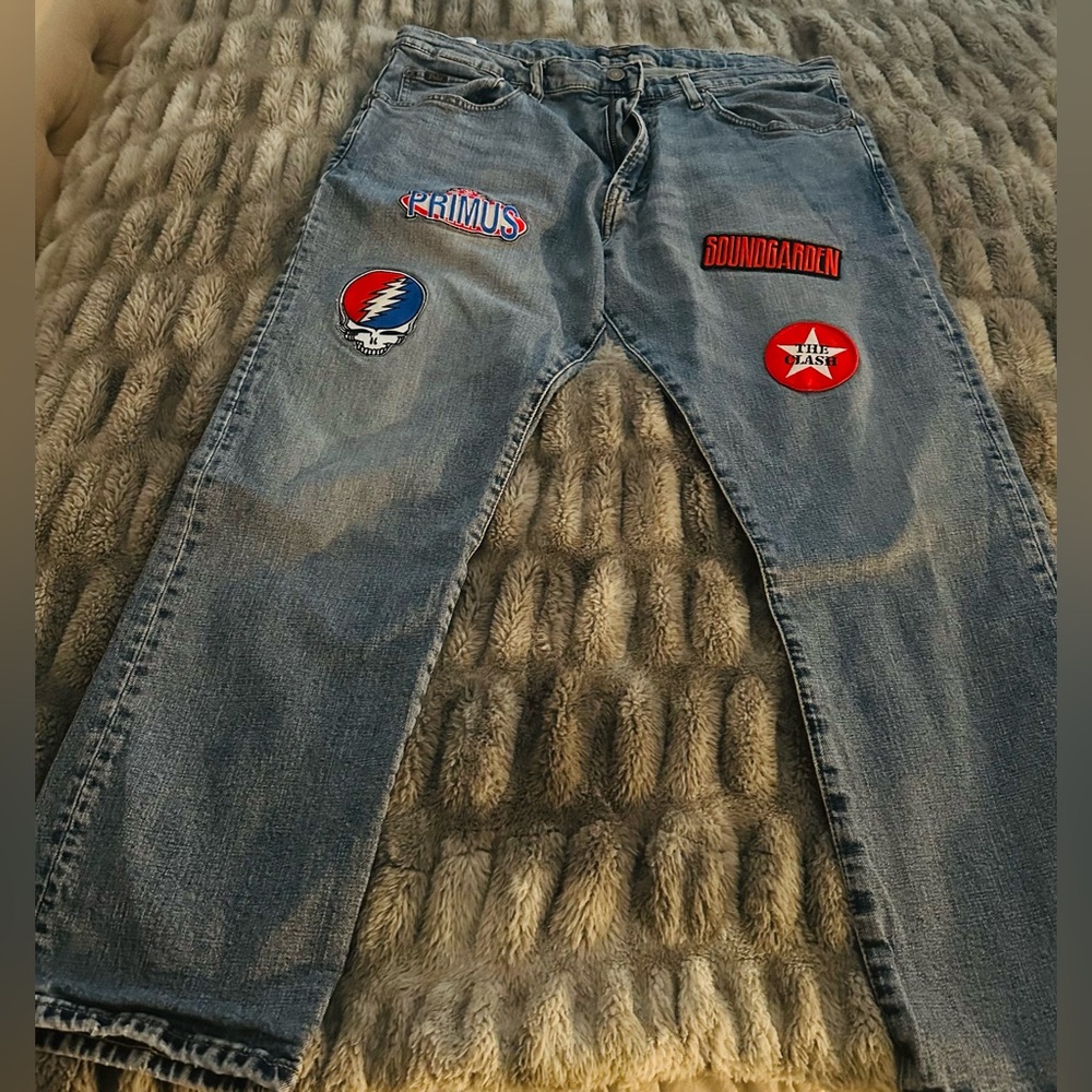 Polo Ralph Lauren jeans with patches